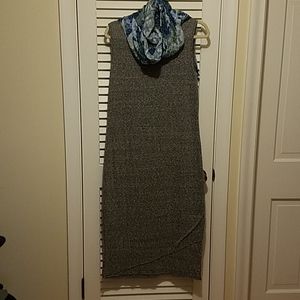 Grey Sleeveless Maxi Dress